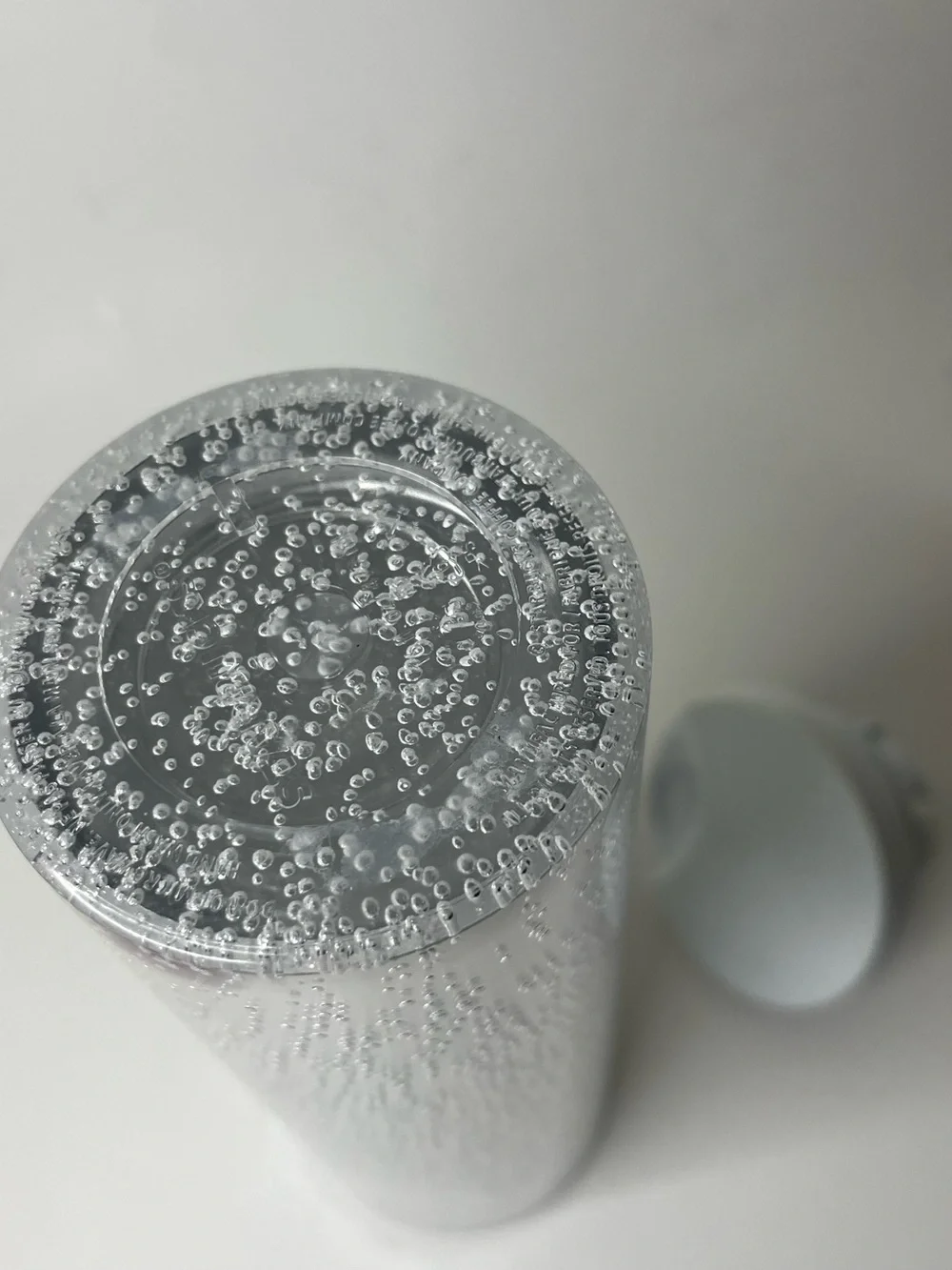 Starbucks 2020 Holiday 16oz Platinum Silver Champagne Bubble Tumbler Travel Mug